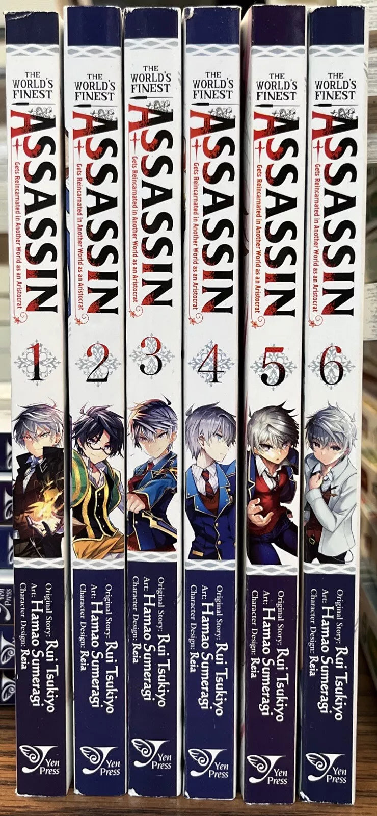 The World's Finest Assassin Gets Reincarnated ... As An Aristocrat Manga Collection (v1 - 6)