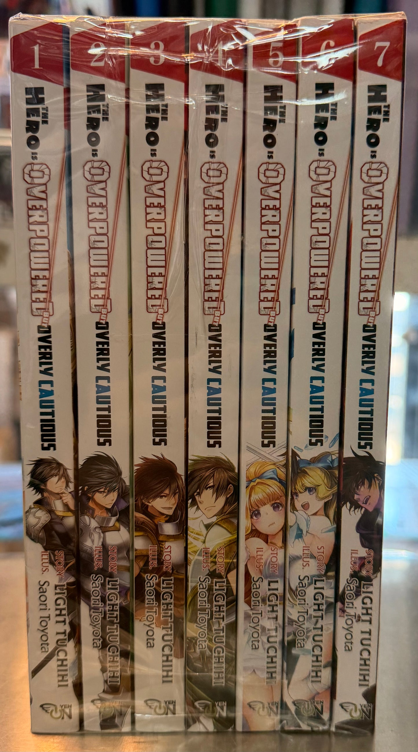 The Hero is Overpowered but Overly Cautious (v1-7) Light Novel English New