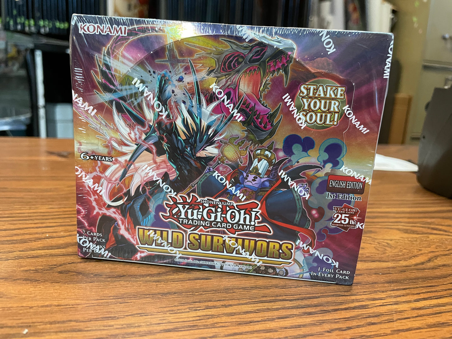YUGIOH Wild Survivors 1st Ed Factory Sealed Box