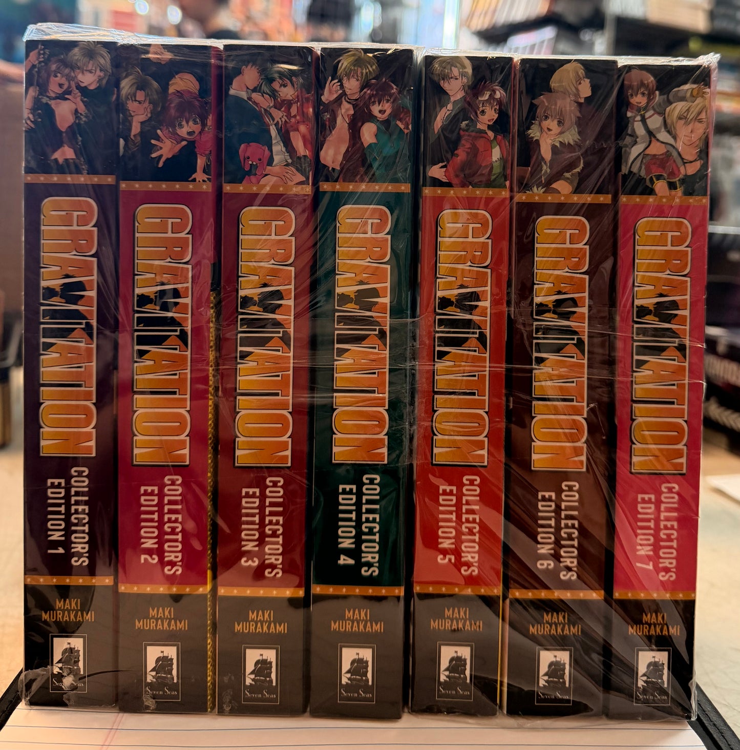 Gravitation Collector's Edition Full Set 1-7 New Manga English