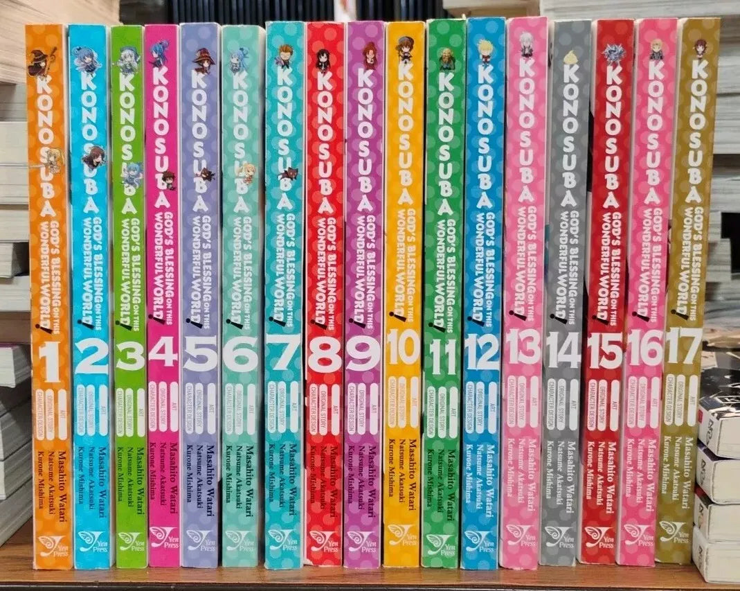 KonoSuba: God's Blessing on This Wonderful World! Manga Collection (v1 - 17)