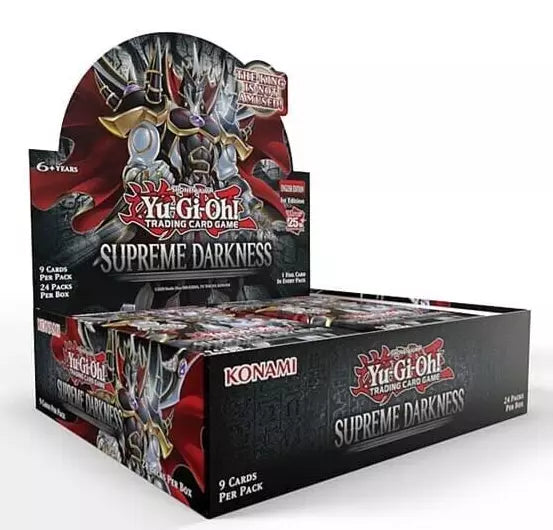 YUGIOH Supreme Darkness 1st Ed Factory Sealed Box