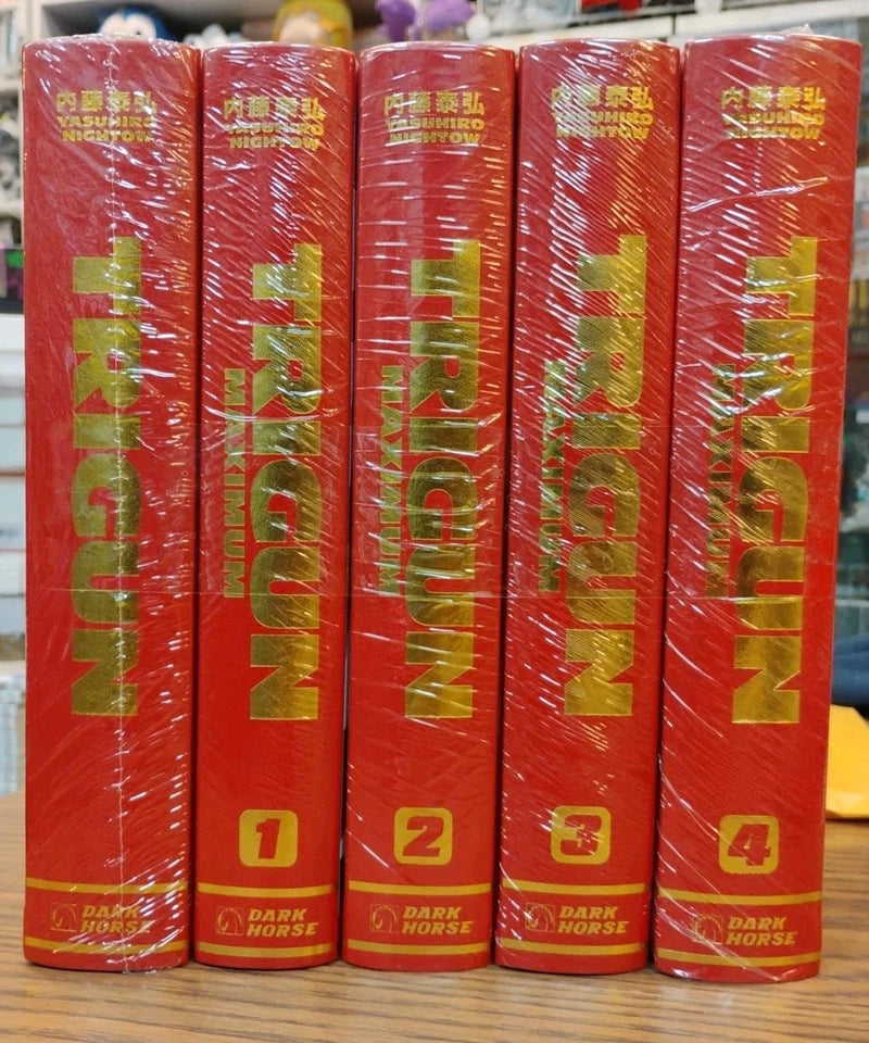 Trigun/Trigun Maximum Vol. 1-4 Hardcover Deluxe Edition (5 Books)