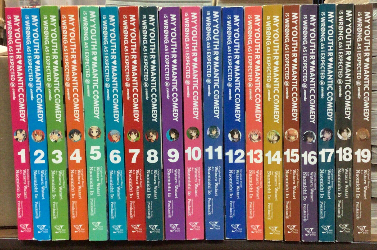 My Youth Romantic Comedy is Wrong, As I Expected Manga Collection (v1 - 19)