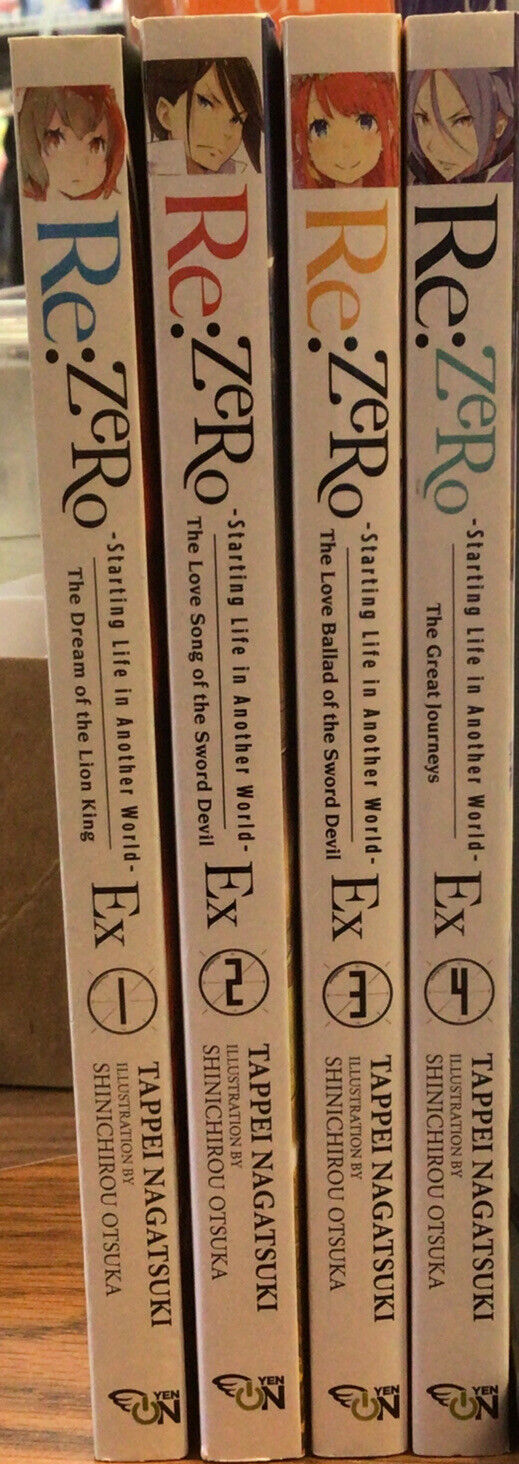 Re:ZERO Starting Life In Another World Ex Light Novel Collection (v1 - 4)