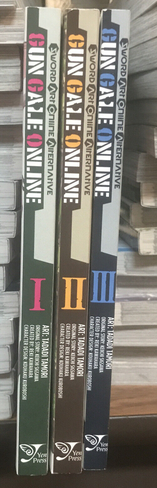 Sword Art Online Alternative Gun Gale Online Manga Collection (v1 - 3)