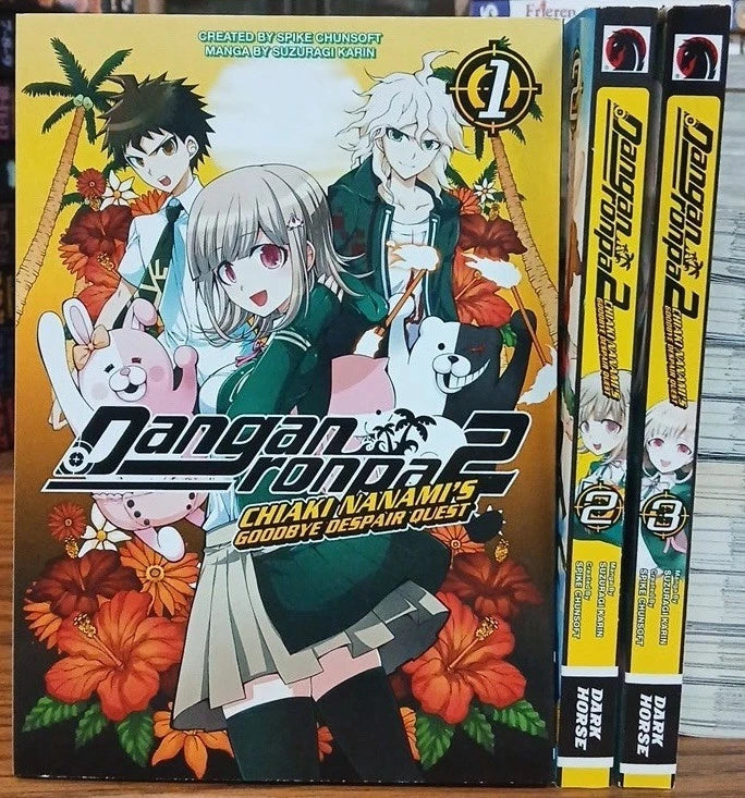 Danganronpa 2 Chiaki Nanami's Goodbye Despair Quest Vol 1-3 Manga English New 10