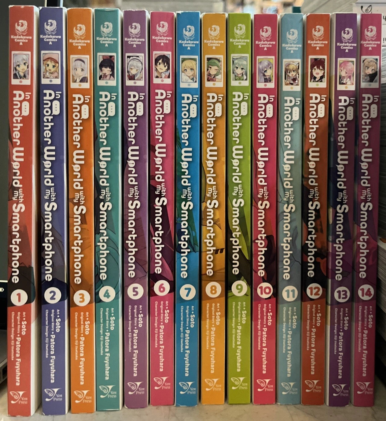 In Another World With My Smartphone 1-14 English Manga New 10