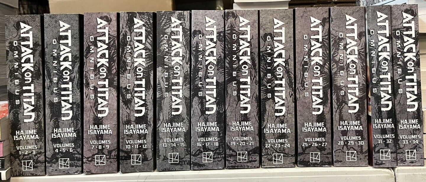 Attack on Titan Omnibus Complete Set