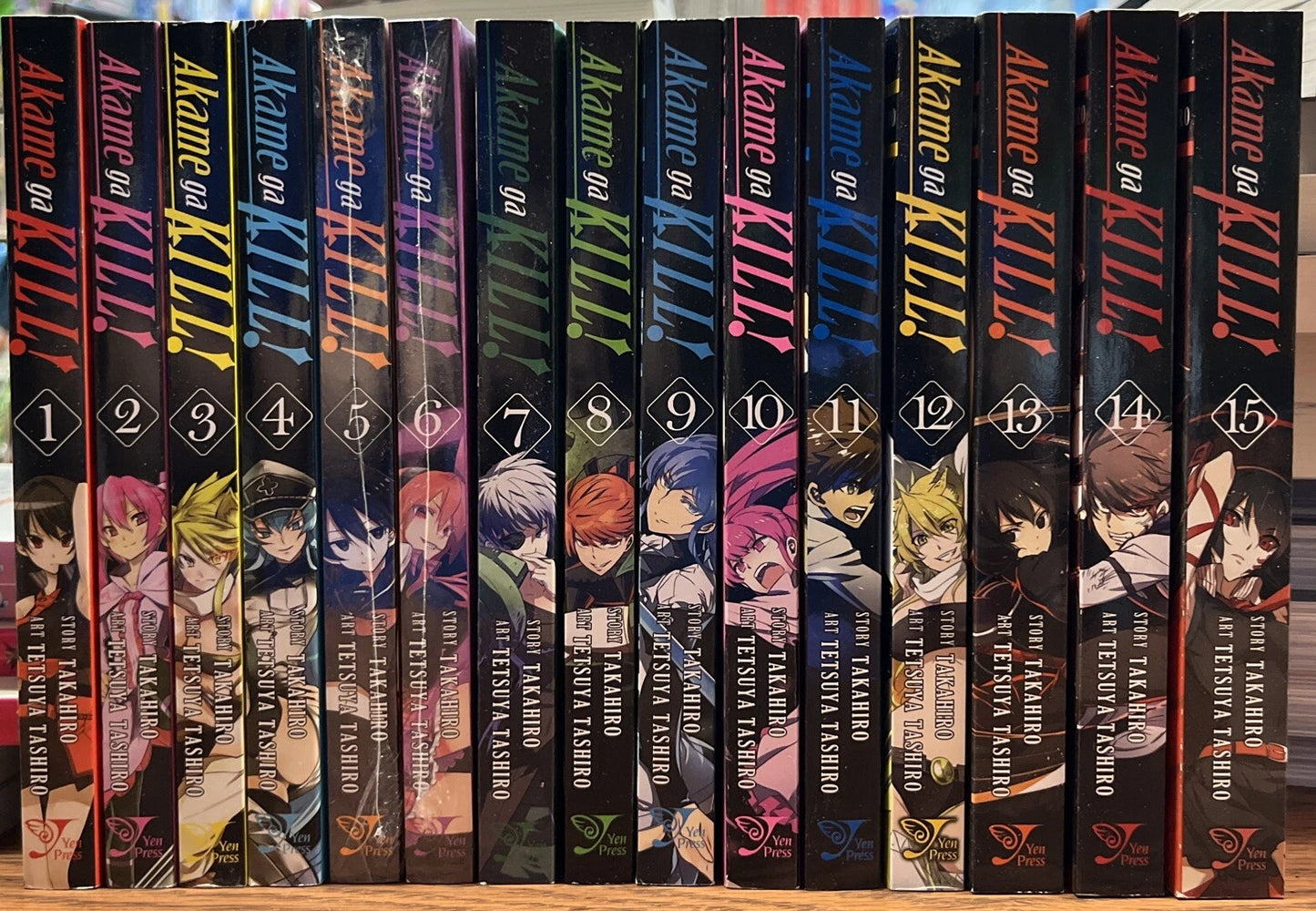 Akame Ga Kill 1-15 Manga New English 15 Books 10