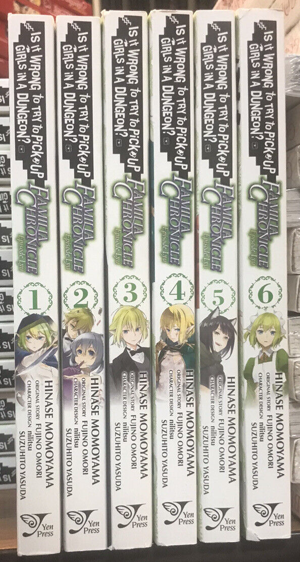 Is It Wrong To Try To Pick Up Girls In A Dungeon? Familia Chronicle: Episode Lyu Complete Set
