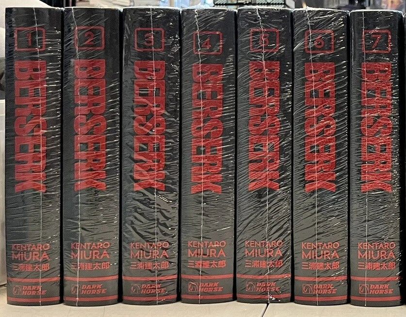 Berserk 1-7 Hardcover Deluxe Edition Set 1 BRAND NEW English
