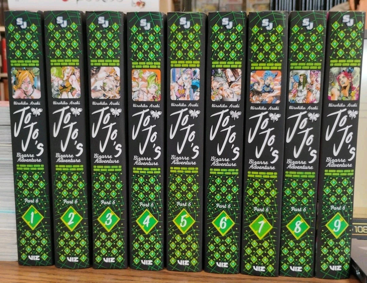 Jojo’s Bizarre Adventure Part 6 Stone Ocean 1-9 Manga English New 10