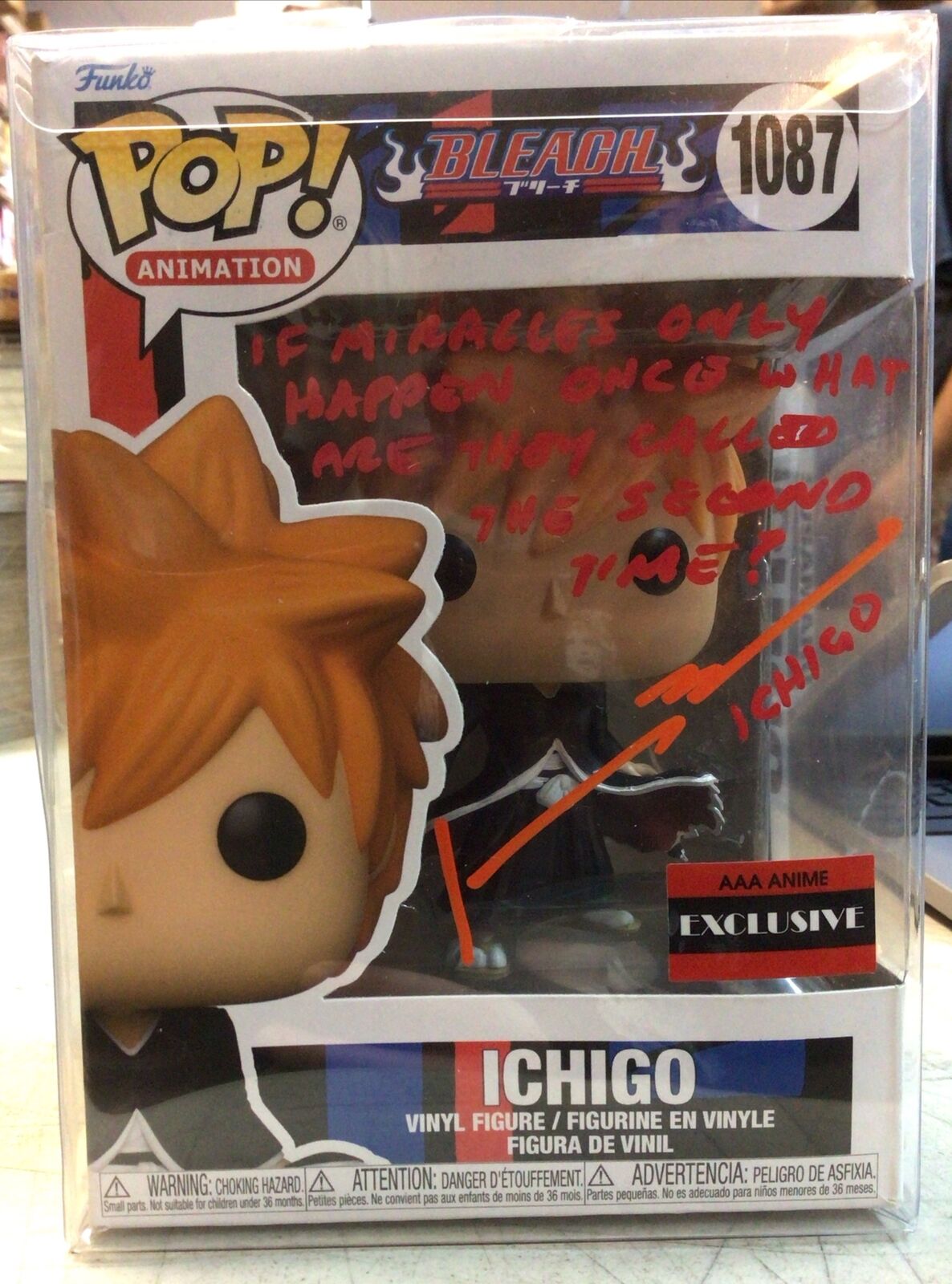 Ichigo signed cheapest funko pop