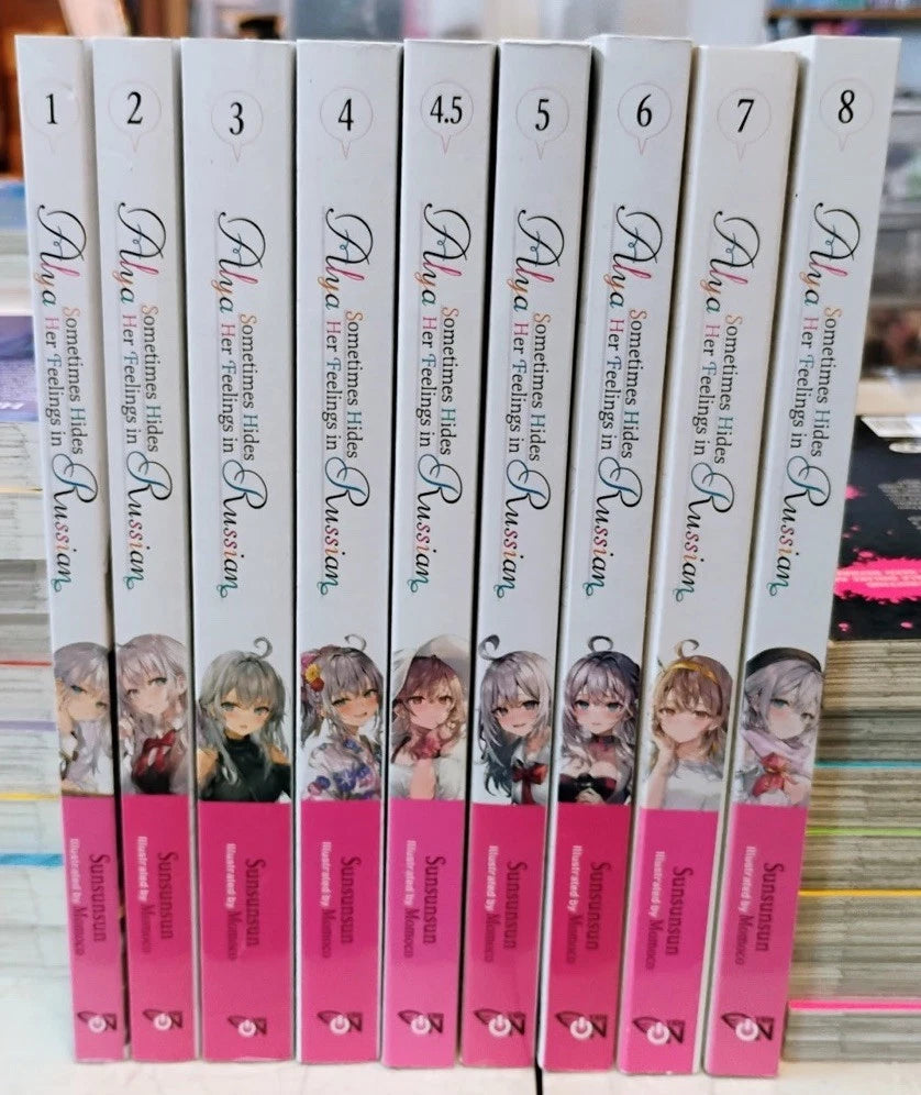Alya Sometimes Hides Her Feelings in Russian Vol 1-8 w/4.5 Novel English New 10