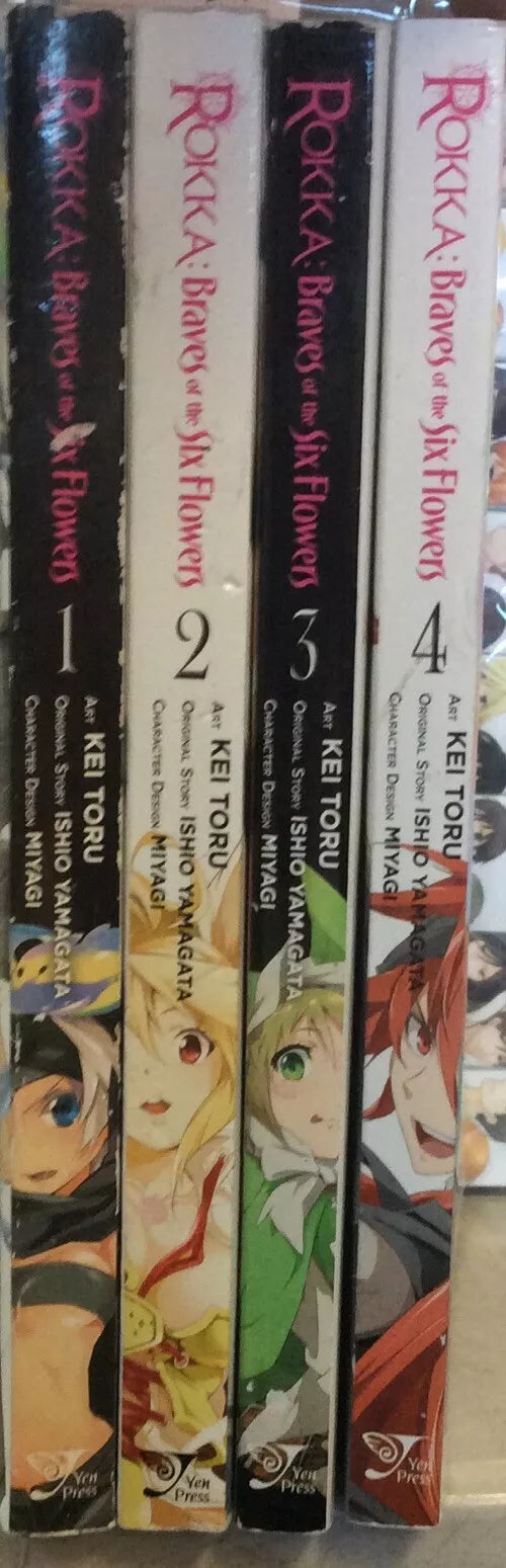 Rokka: Brave of the Six Flowers Manga Set (v1 - 4)