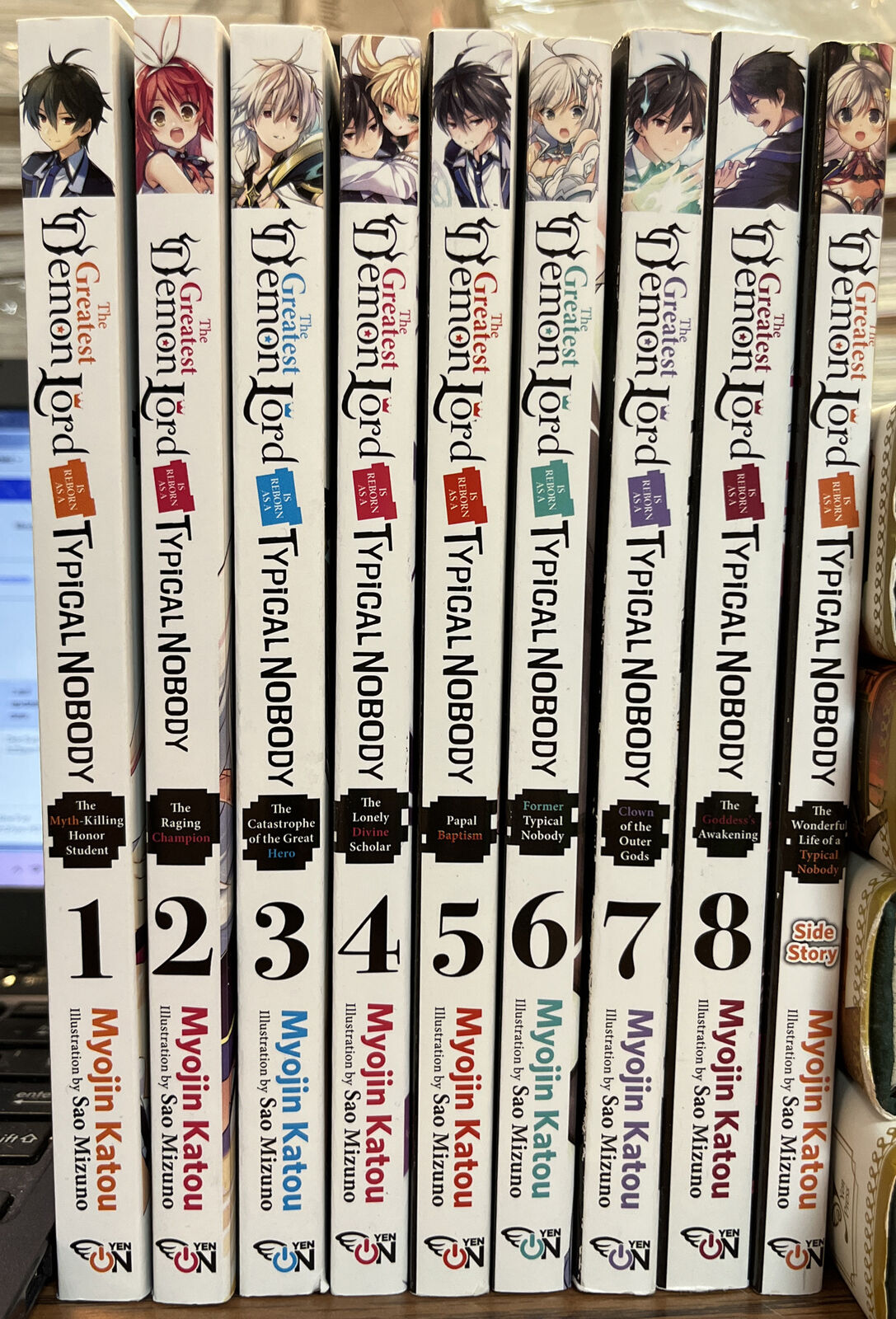 The Greatest Demon Lord is Reborn as a Typical Nobody Collection (v1 - 8 + Side Story)