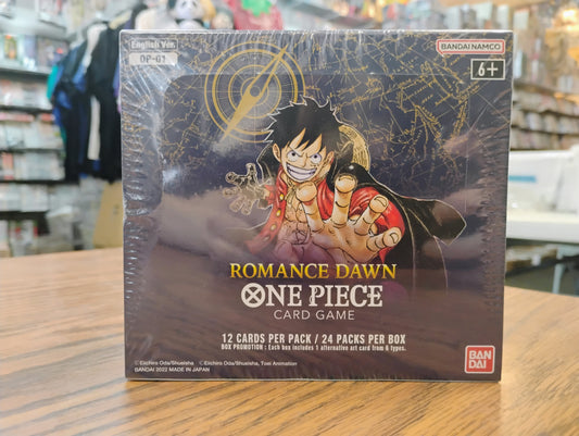 One Piece OP-01 Romance Dawn Blue Bottom Booster Box Factory Sealed