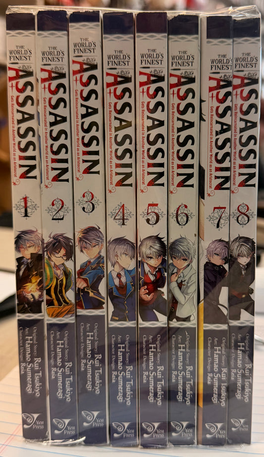 The World's Finest Assassin Gets Reincarnated ... As An Aristocrat Manga Collection (v1 - 8)