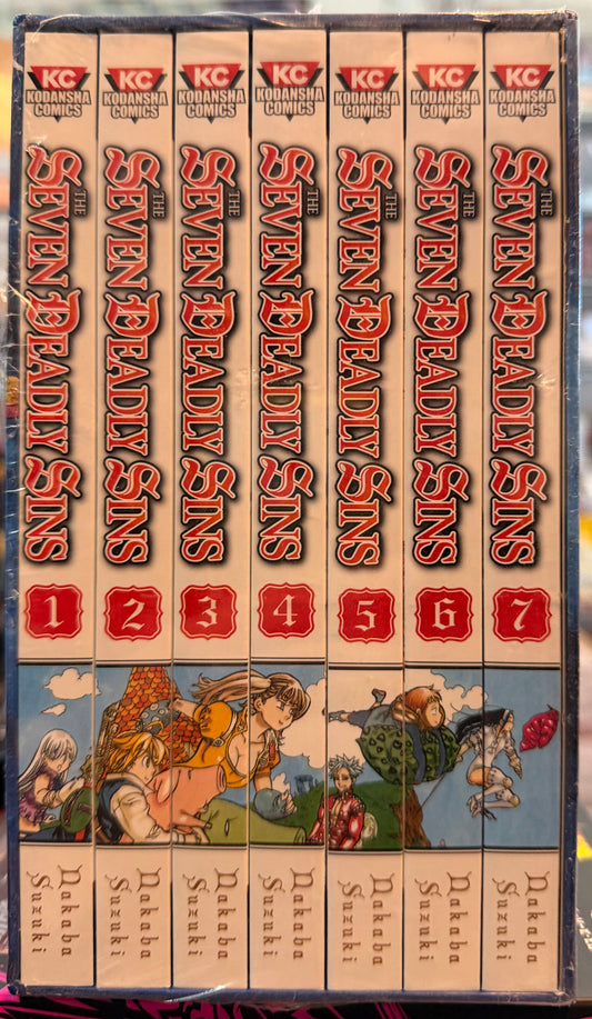 Seven Deadly Sins Box Set 1 (v1-7) Manga English New