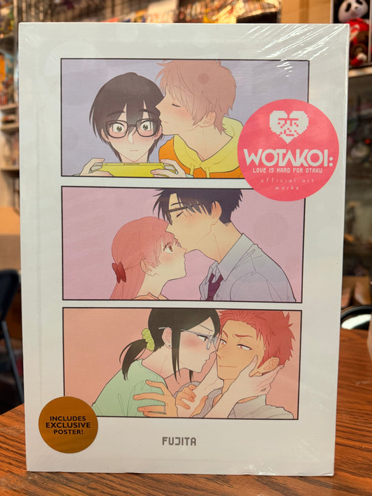 Wotakoi: Love is Hard for Otaku Official Art Works Artbook English New