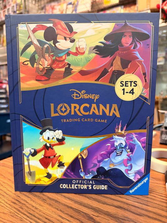 Disney Lorcana Trading Card Game Official Collector's Guide: Sets 1-4 Artbook English New