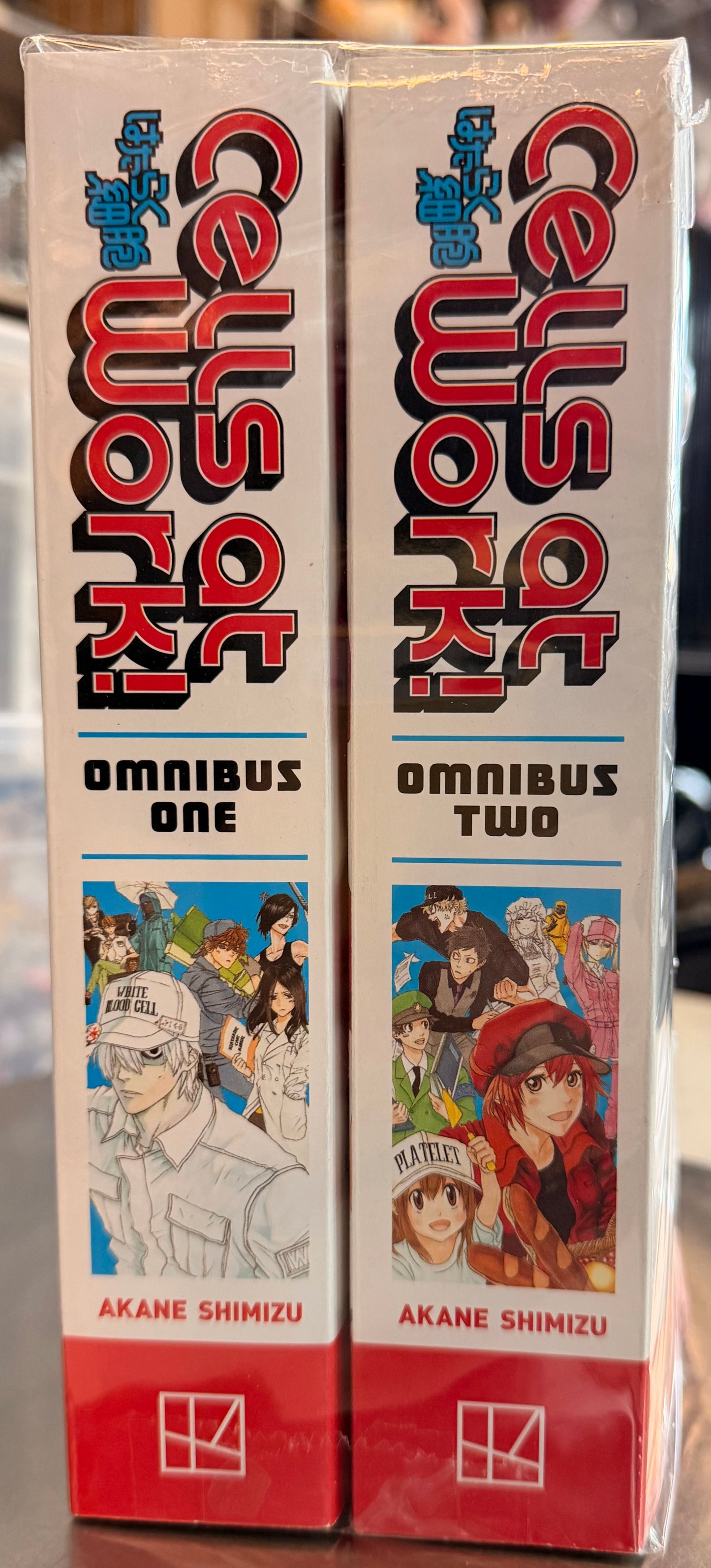 Cells at Work! Omnibus vol. 1-2 Manga English New