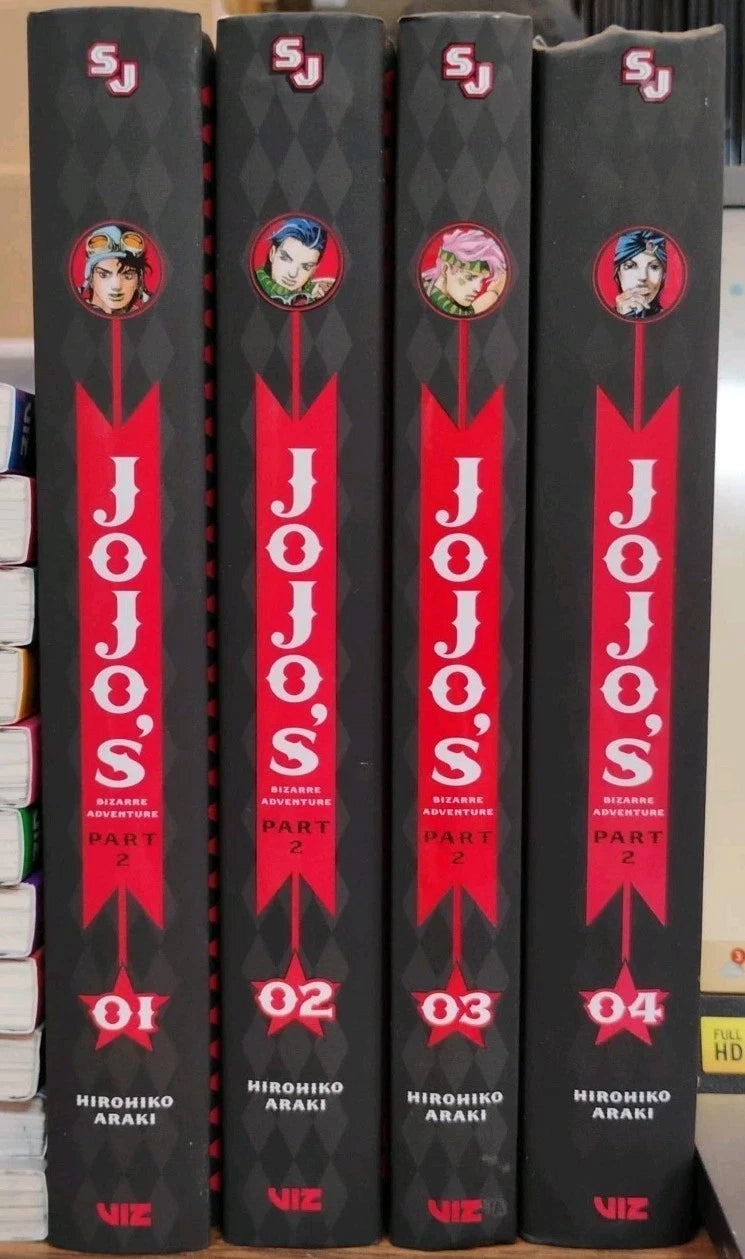 JoJo's Bizarre Adventure Part 2 Manga 1-4 English New 10