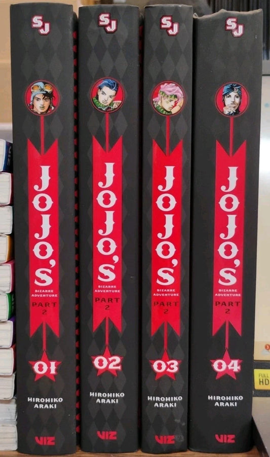 JoJo's Bizarre Adventure Part 2 Manga 1-4 English New 10