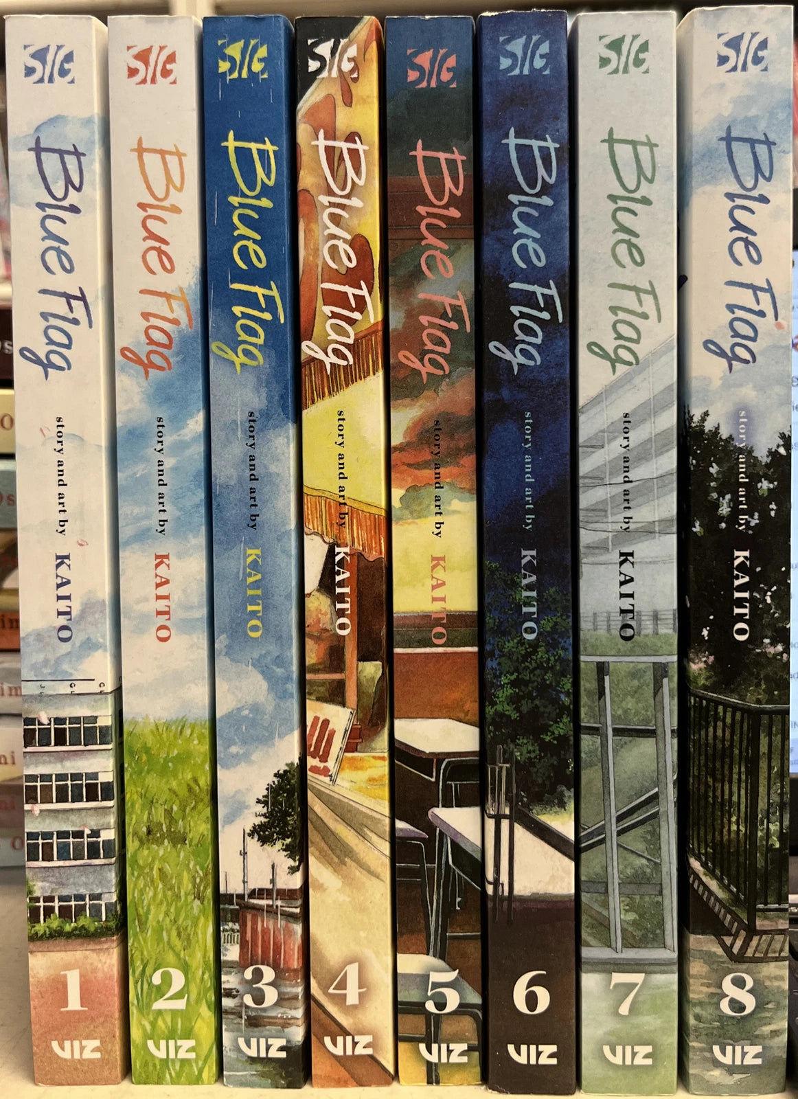 Blue Flag 1-8 Complete Manga New English 10