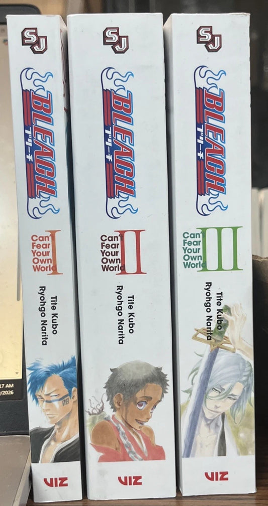 Bleach - Can't Fear Your Own World, Vol. 1-3 New Novel English
