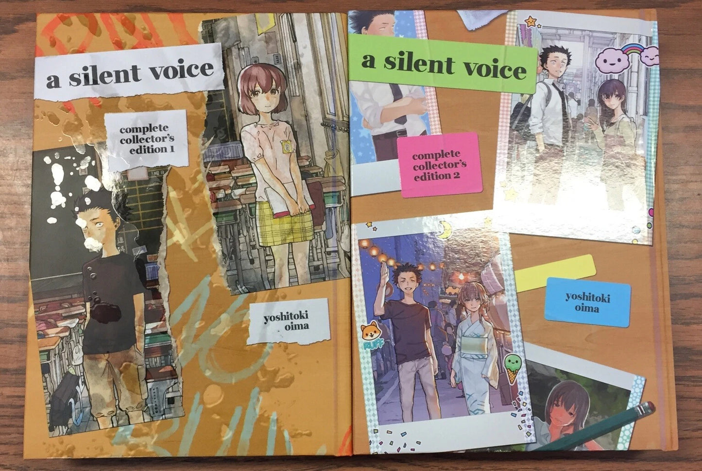 A Silent Voice Collector’s Edition 1-2 Hardcover Manga English New 10