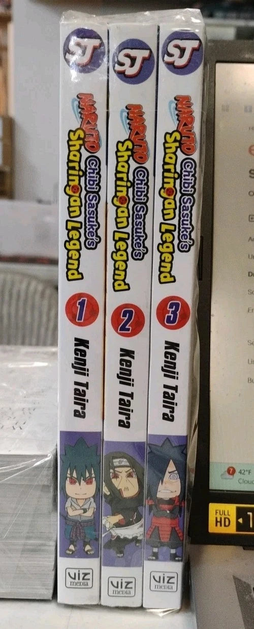 Naruto: Chibi Sasuke's Sharingan Legend 1-3 Manga English New 10