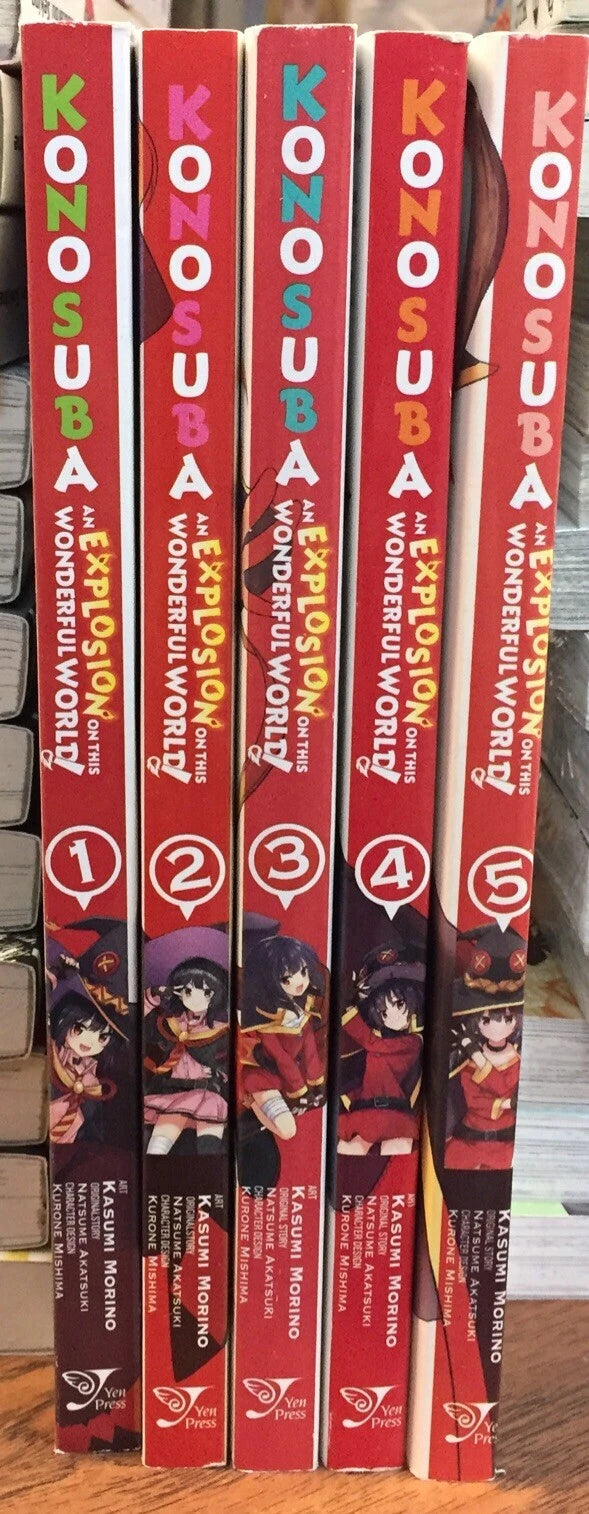 Konosuba: An Explosion On This Wonderful World 1-5 Manga English New 10