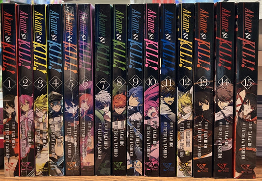 Akame Ga Kill 1-15 Manga New English 15 Books 10