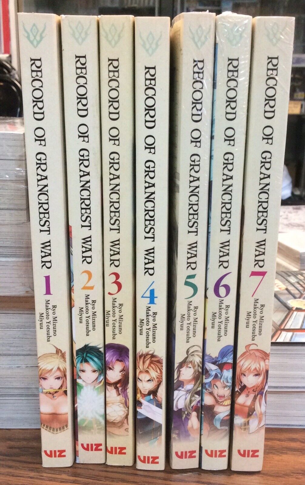 Record of Grancrest War Manga Complete Set