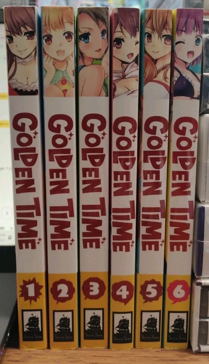 Golden Time 1-6 Manga English Used O.o.P
