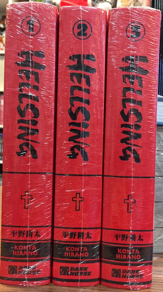 Hellsing 1-3 Complete set Deluxe Hardcover Manga English New