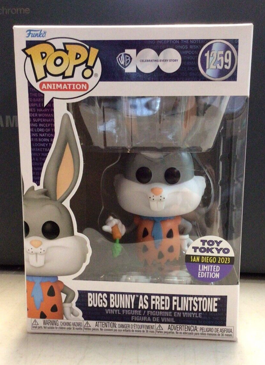 SDCC 2023 Exclusive: Funko Pop - Bugs Bunny as Fred Flintstone