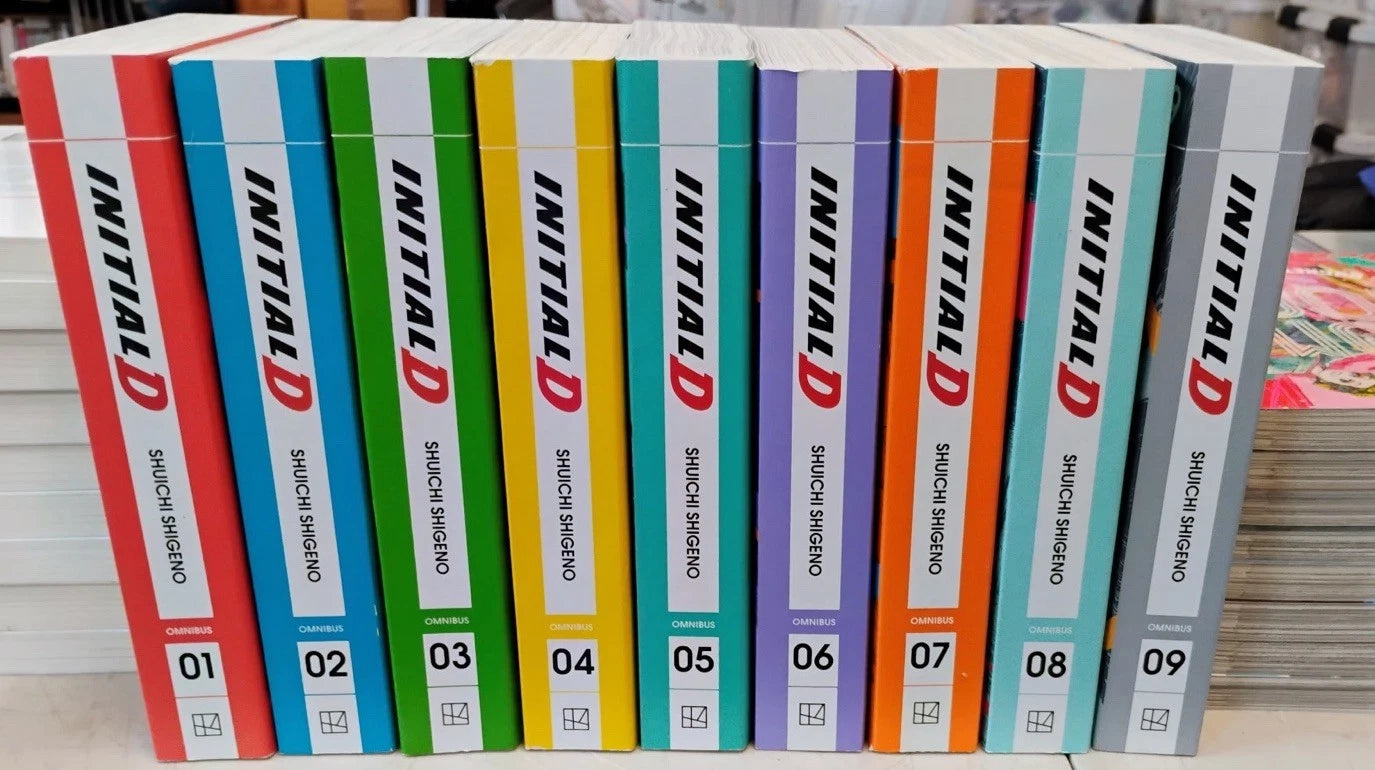 Initial D 1-9 Manga Omnibus English New 10