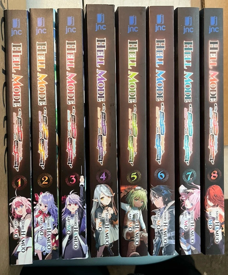Hell Mode 1-8 The Hardcore Gamer Dom in Another Wrd garbage bal Manga New Eng 10