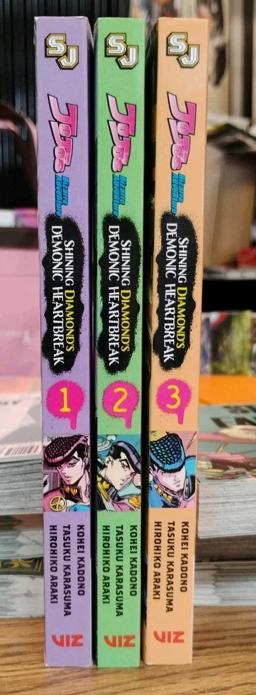 Jojo’s Shining Diamond's Demonic Heartbreak 1-3 Manga English New 10