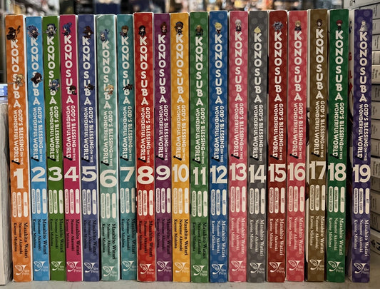 Konosuba 1-19 English Manga New 10