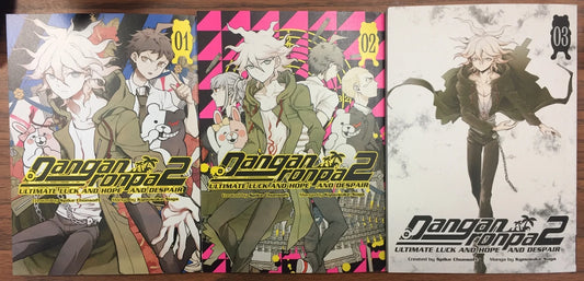 DanganRonpa 2 Ultimate Luck And Hope And Despair 1-3 Manga English New 10