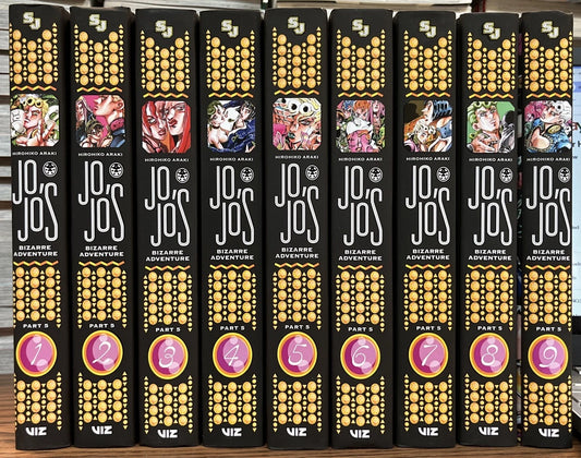 Jojo’s Bizarre Adventure Part 5 Golden Wind 1-9 Manga English New 10