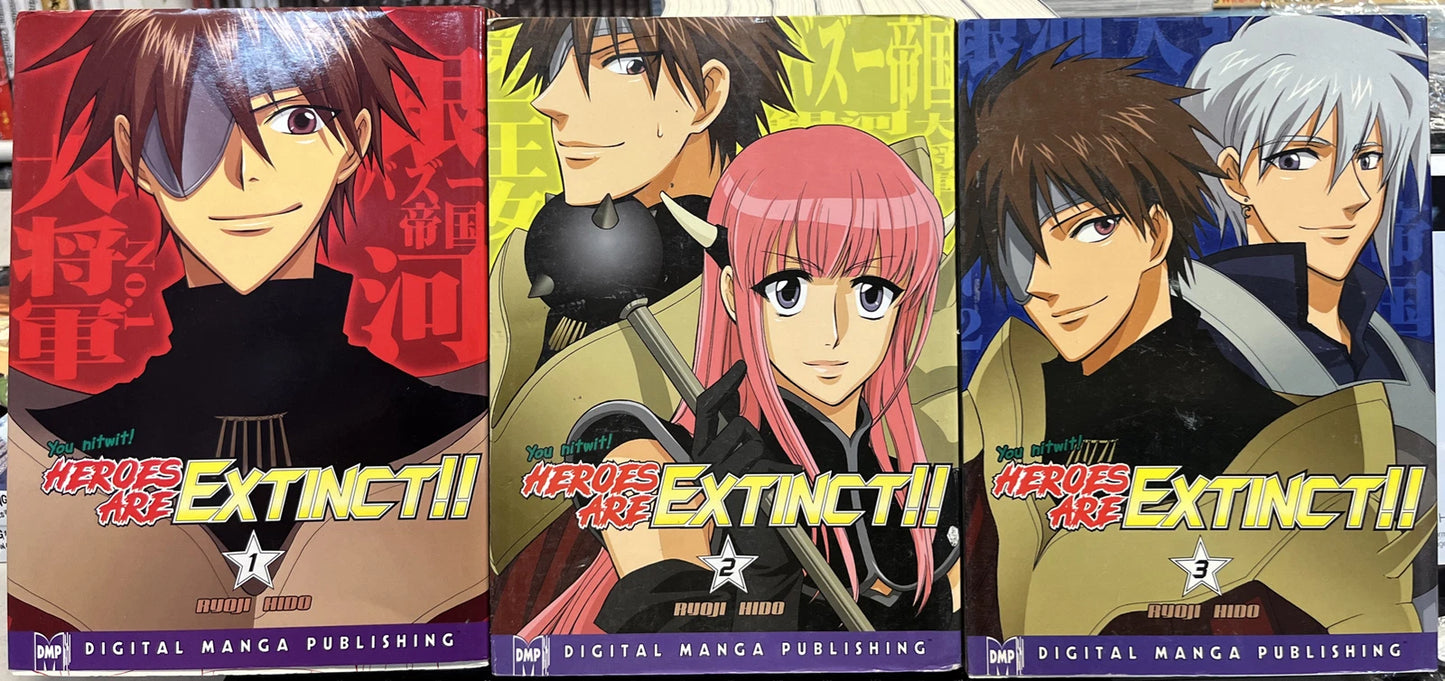Heroes are Extinct!! 1-3 Manga Set English 10