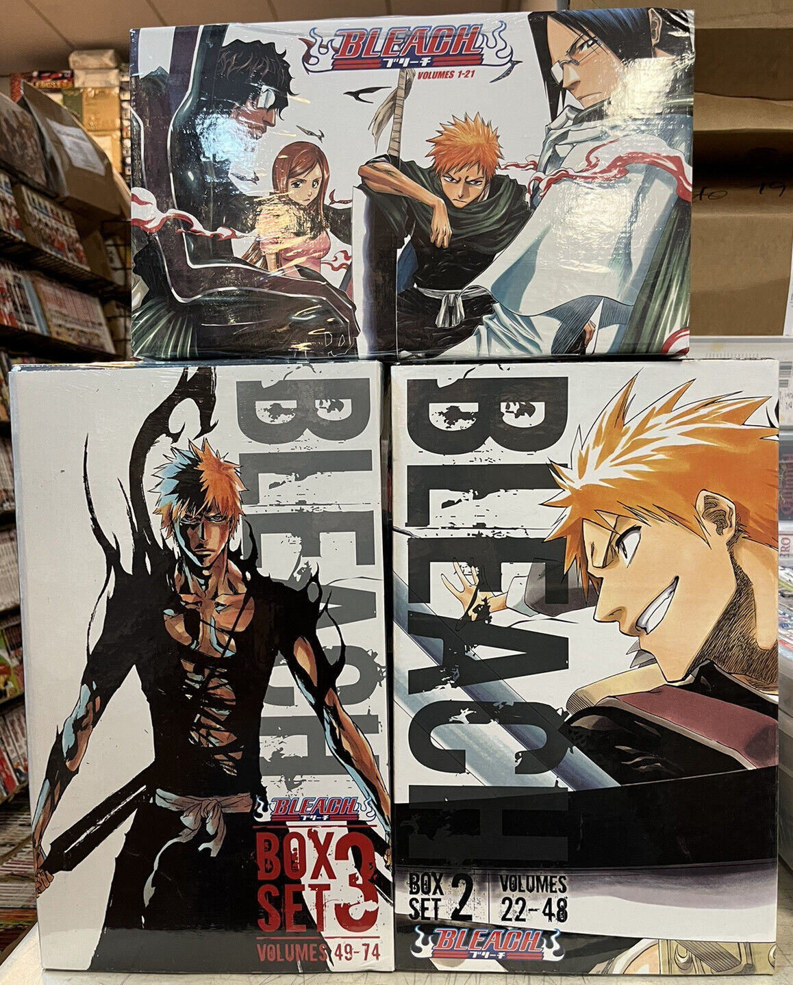 Bleach Official Manga Boxes Complete Set (1 - 3)