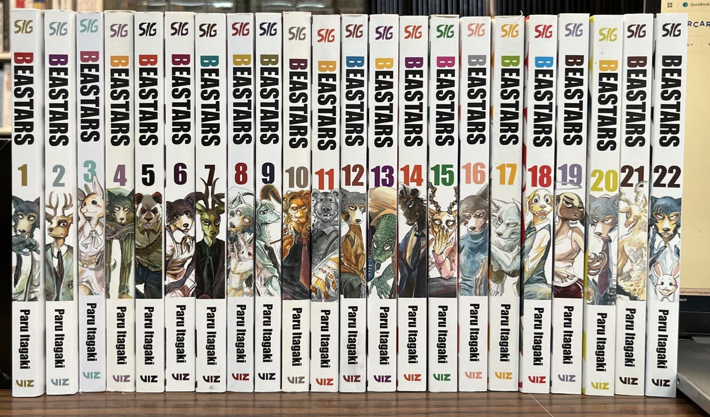Beastars 1-22 Manga English New Viz 22 Books