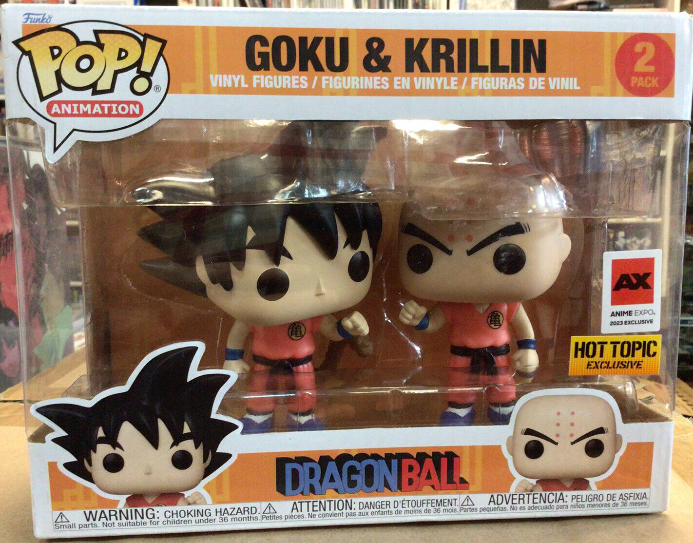 Anime Expo 2023 Exclusive: Funko Pop - Goku & Krillin