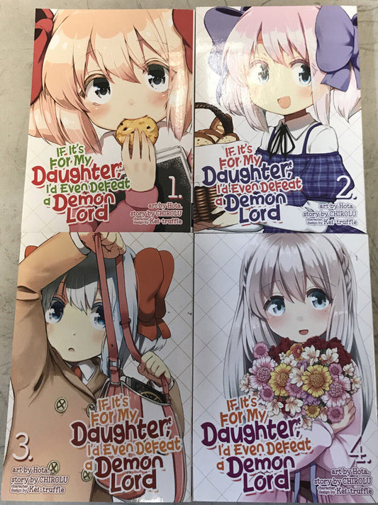 If It's For My Daughter, I'd Even Defeat a Demon Lord Manga Collection (v1 - 4)